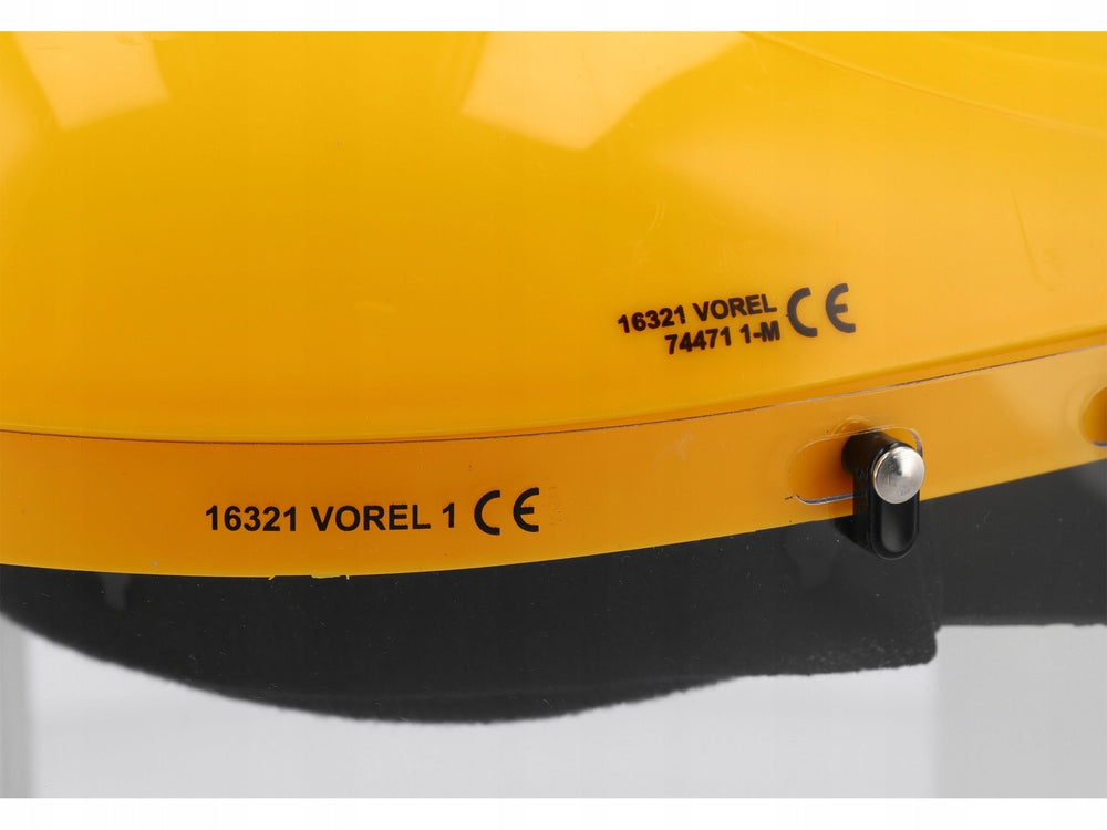 PROTECTIVE VISOR FACE SHIELD HEALTH AND SAFETY ADJUSTABLE WITH HEADER 395x200mm VOREL Kind Protective Helmet