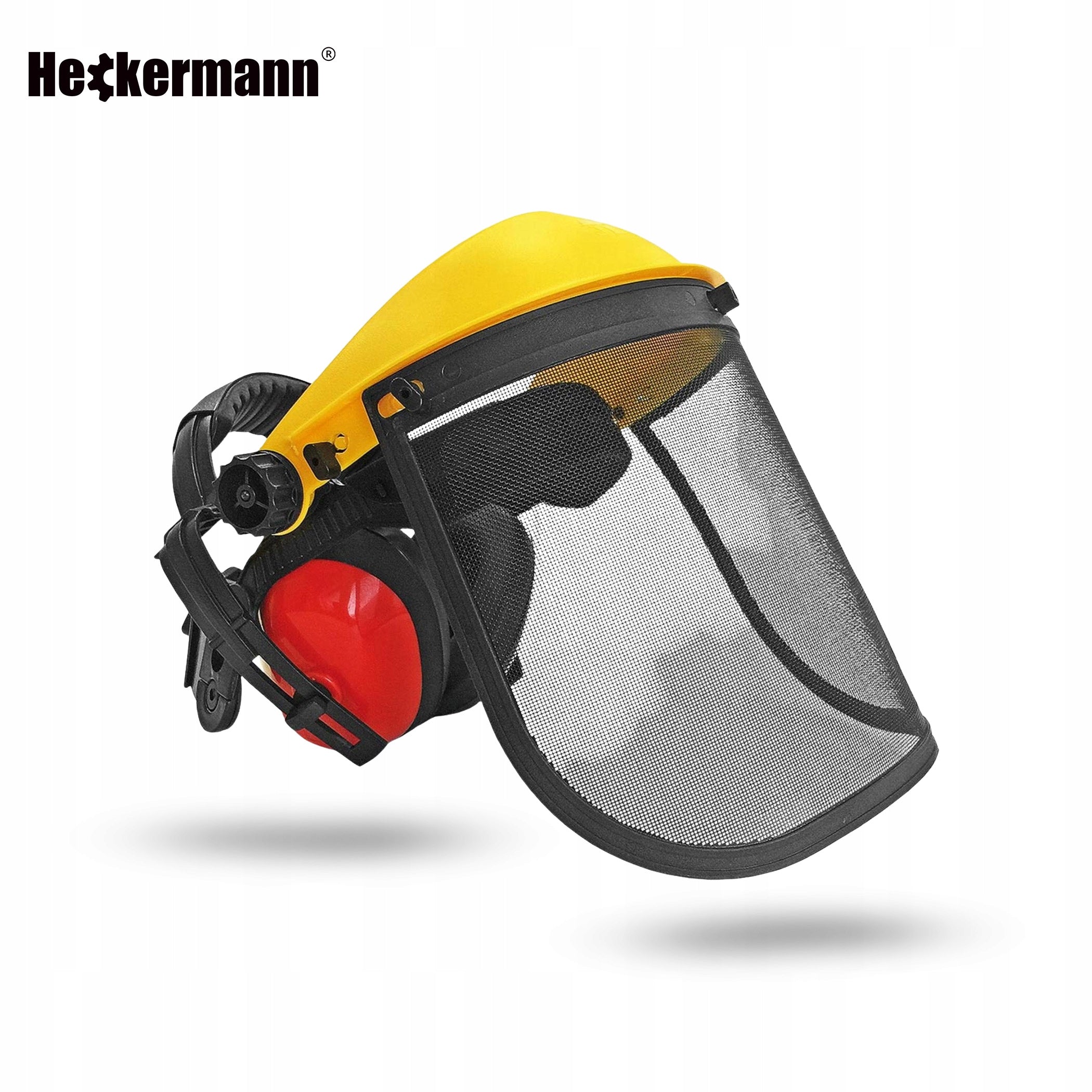 PROTECTIVE VISOR MASK FOR MOWING CUTTING GRASS WITH MESH AND EAR CUPS Brand no brand