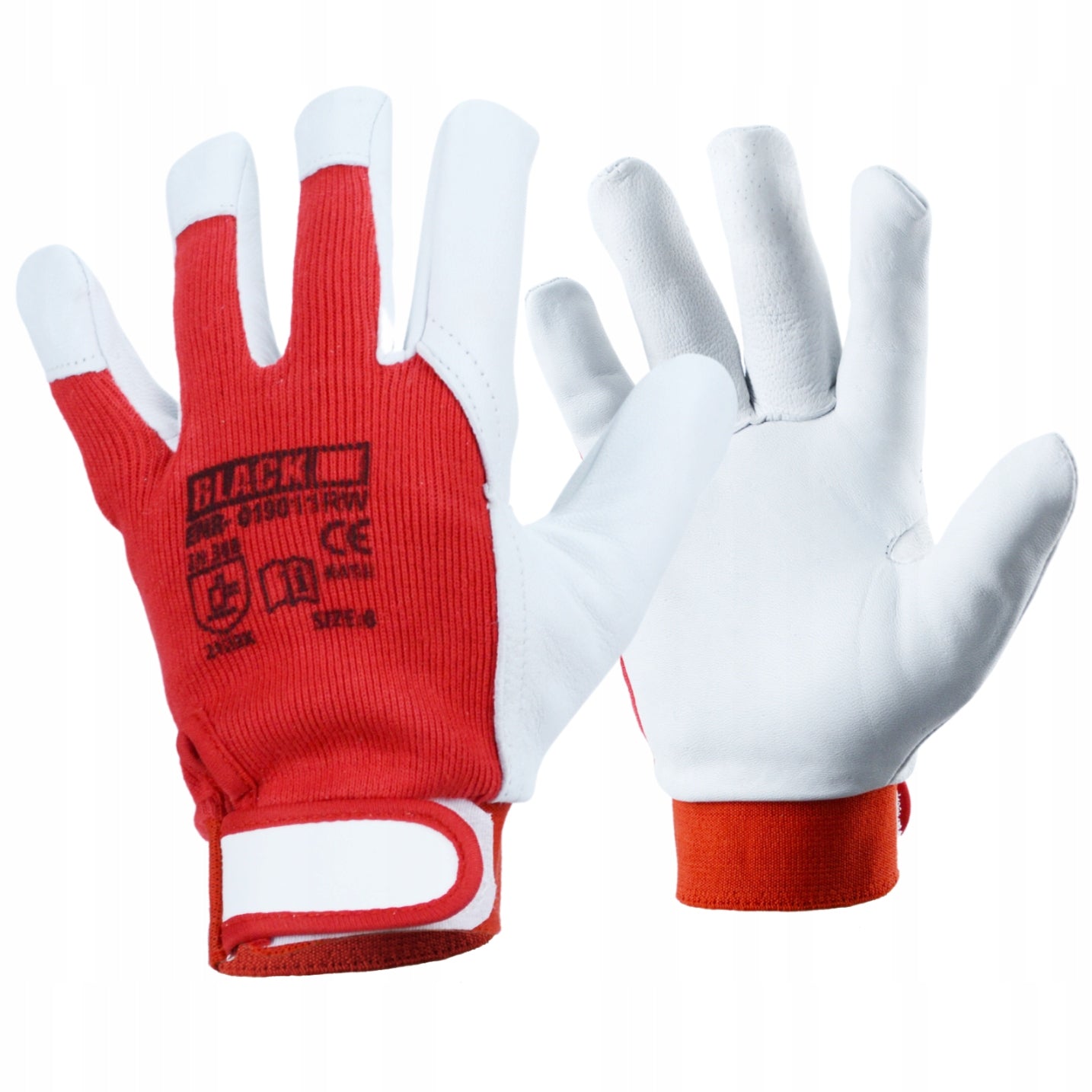 PROTECTIVE WORK GLOVES ASSEMBLY LEATHER GOAT LEATHER VELCRO all sizes 10 Medical device no