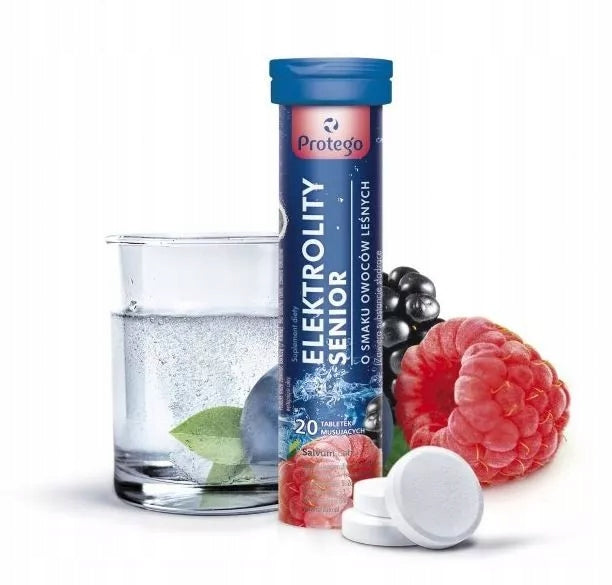 PROTEGO ELECTROLYTES SENIOR: 20 effervescent tablets