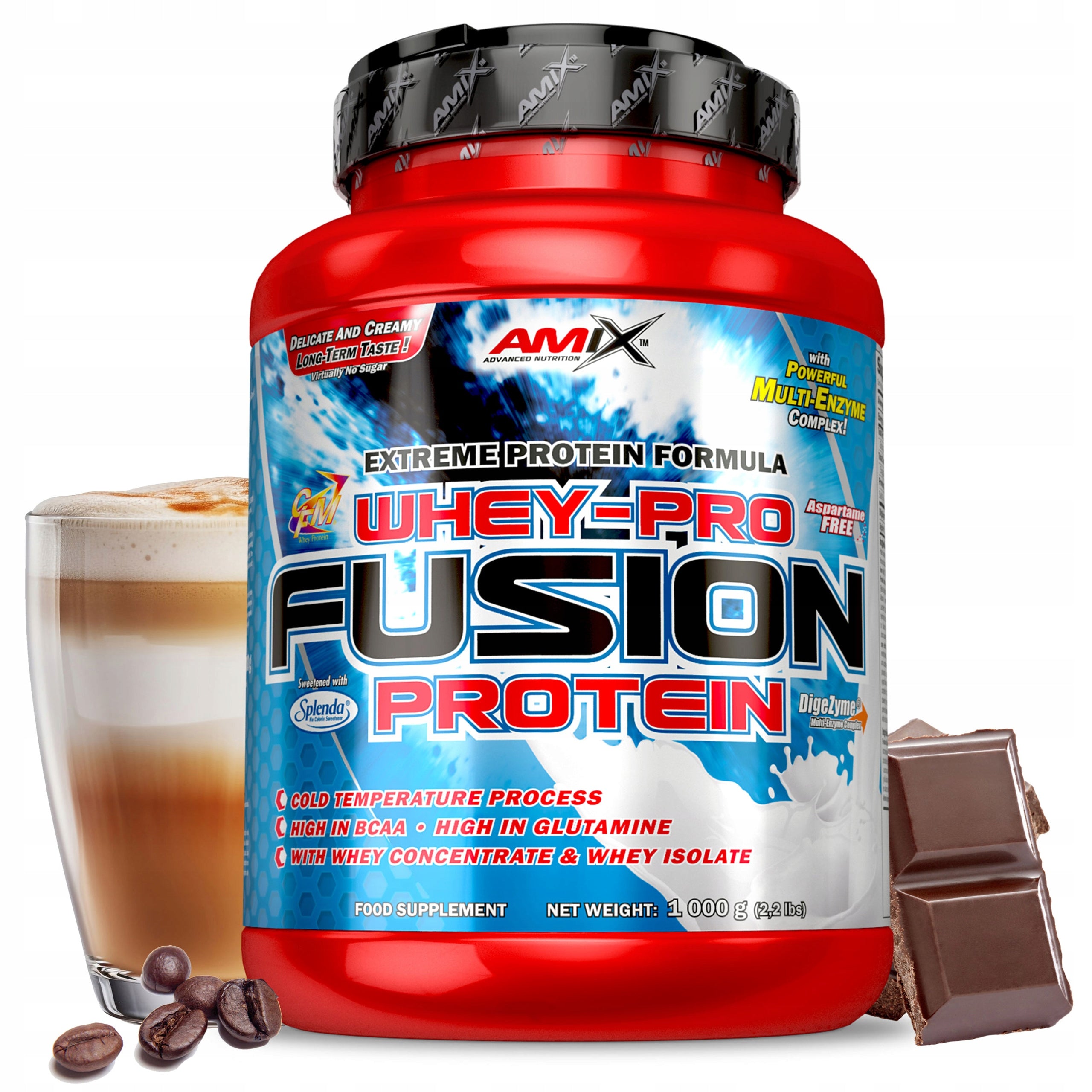 PROTEIN CAFFE LATTE COFFEE Low-calorie for slimming - protein supplement