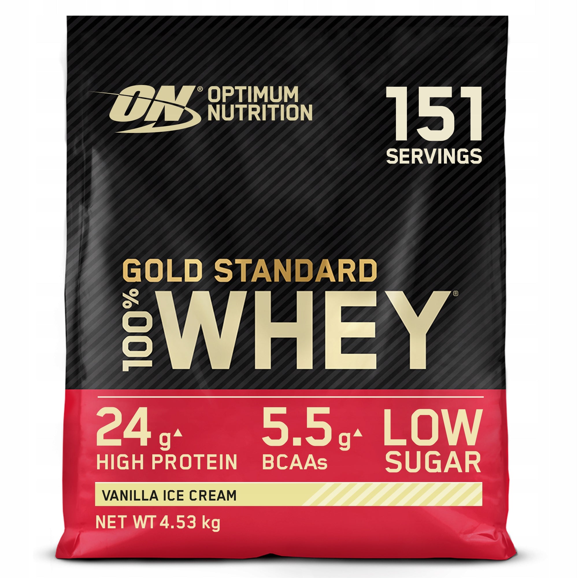 PROTEIN CONDITIONER GOLD Optimum Nutrition 4540g vanilla ice cream