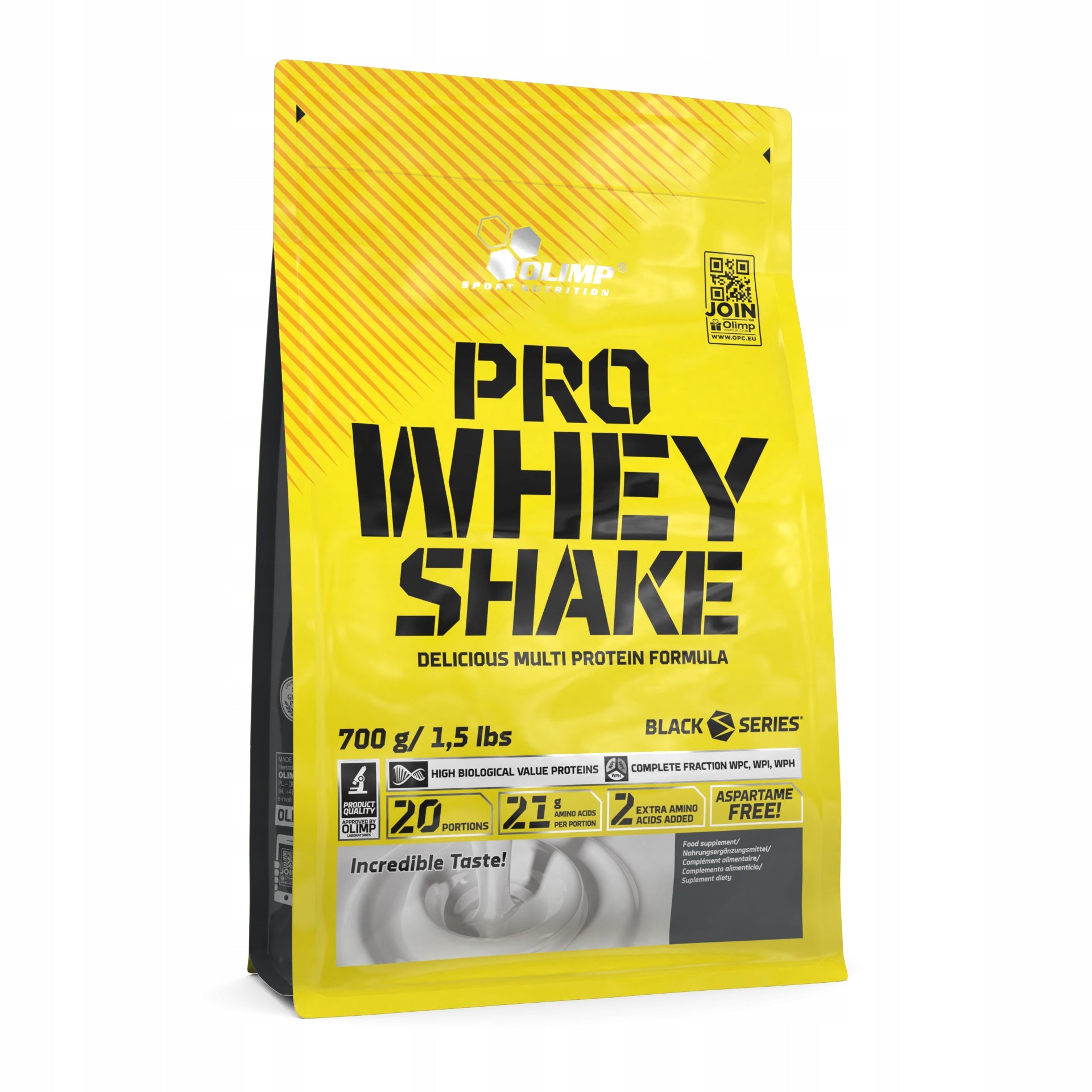 PROTEIN CONDITIONER PROTEIN WPC OLIMP PRO WHEY SHAKE 700g TASTE COOKIES CREAM Packaging status original