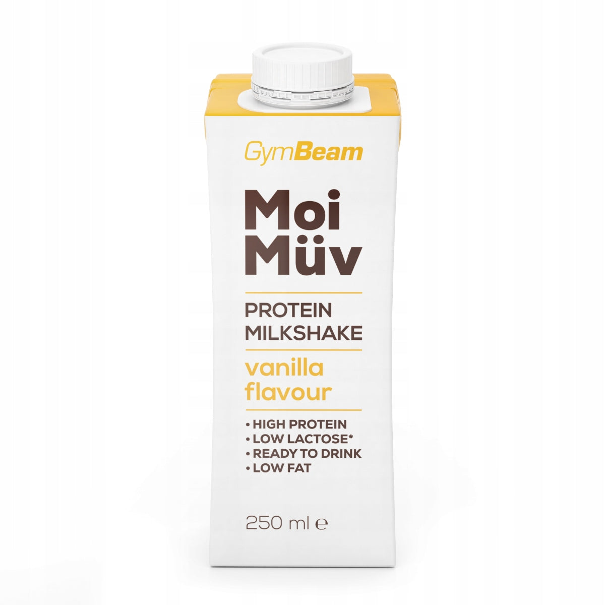 PROTEIN DRINK 25 G MILKSHAKE GymBeam 250 ml vanilla