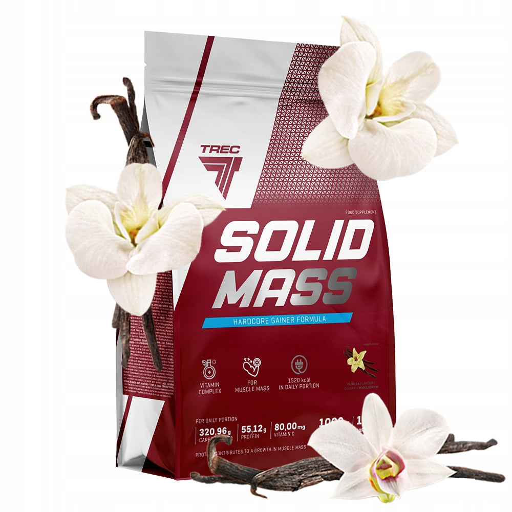 PROTEIN GAINER TREC SOLID MASS 1000 g CARBOHYDRATE CONDITIONER 1 kg