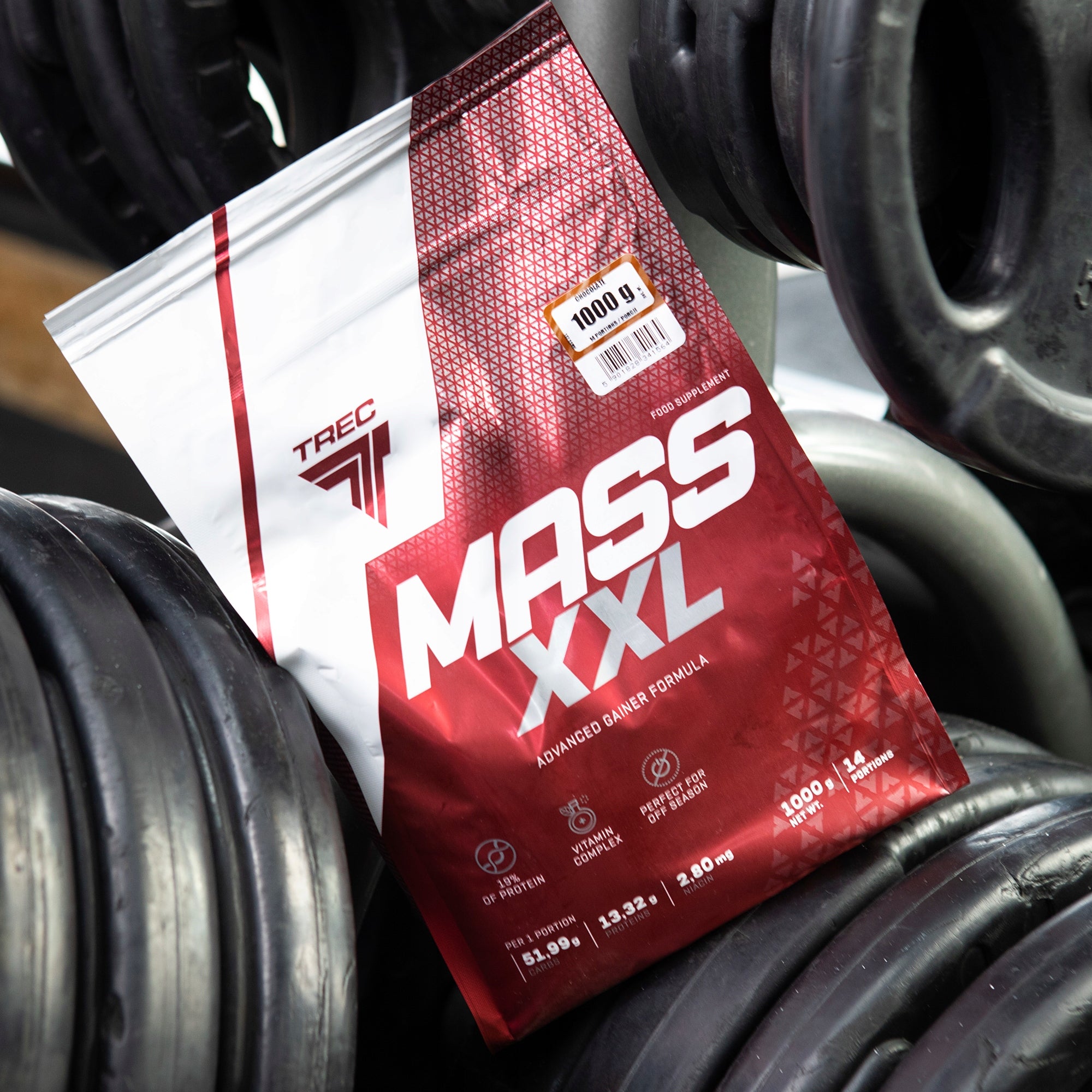 PROTEIN GAINER Trec Mass XXL 3000g Mega Mutant Mass CARBOHYDRATES LARGE 3kg Manufacturer code 5901828340963