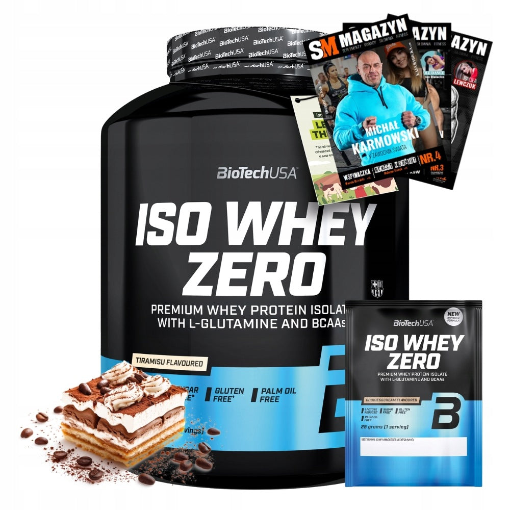 PROTEIN ISOLATE BIO TECH USA ISO WHEY ZERO 1816 G + 25 G MUSCLE REGENERATION