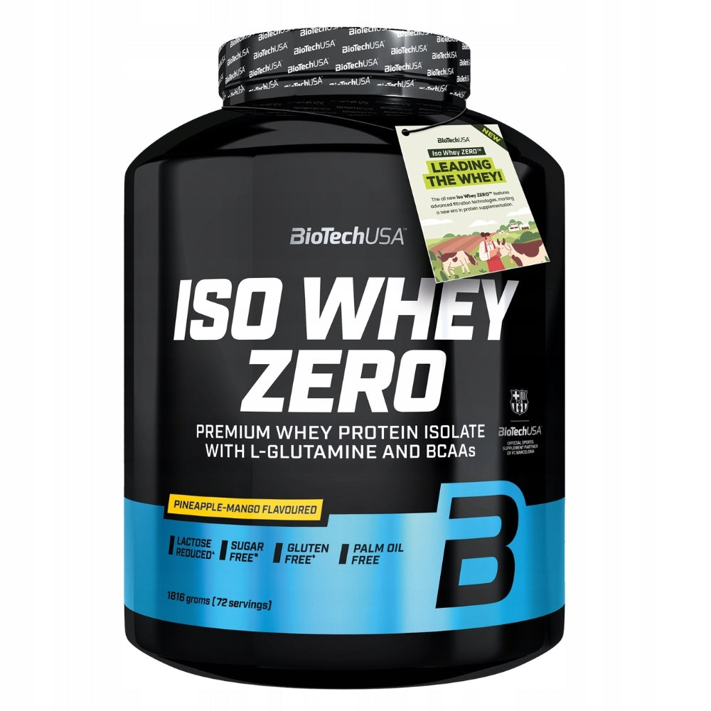 PROTEIN ISOLATE BIOTECH USA ISO WHEY ZERO 1816 G + 25 G MUSCLE REGENERATION Manufacturer code 5999076263882