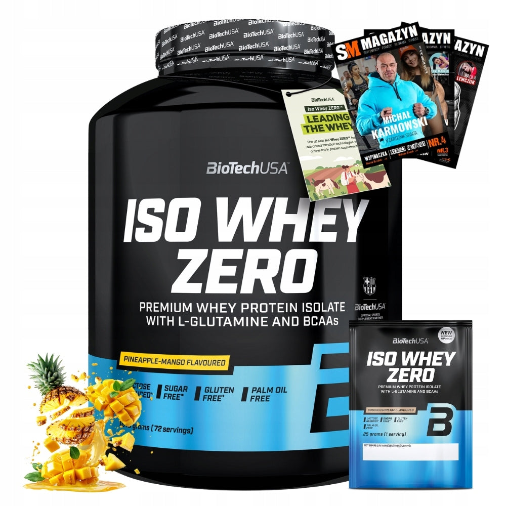 PROTEIN ISOLATE BIOTECH USA ISO WHEY ZERO 1816 G + 25 G MUSCLE REGENERATION