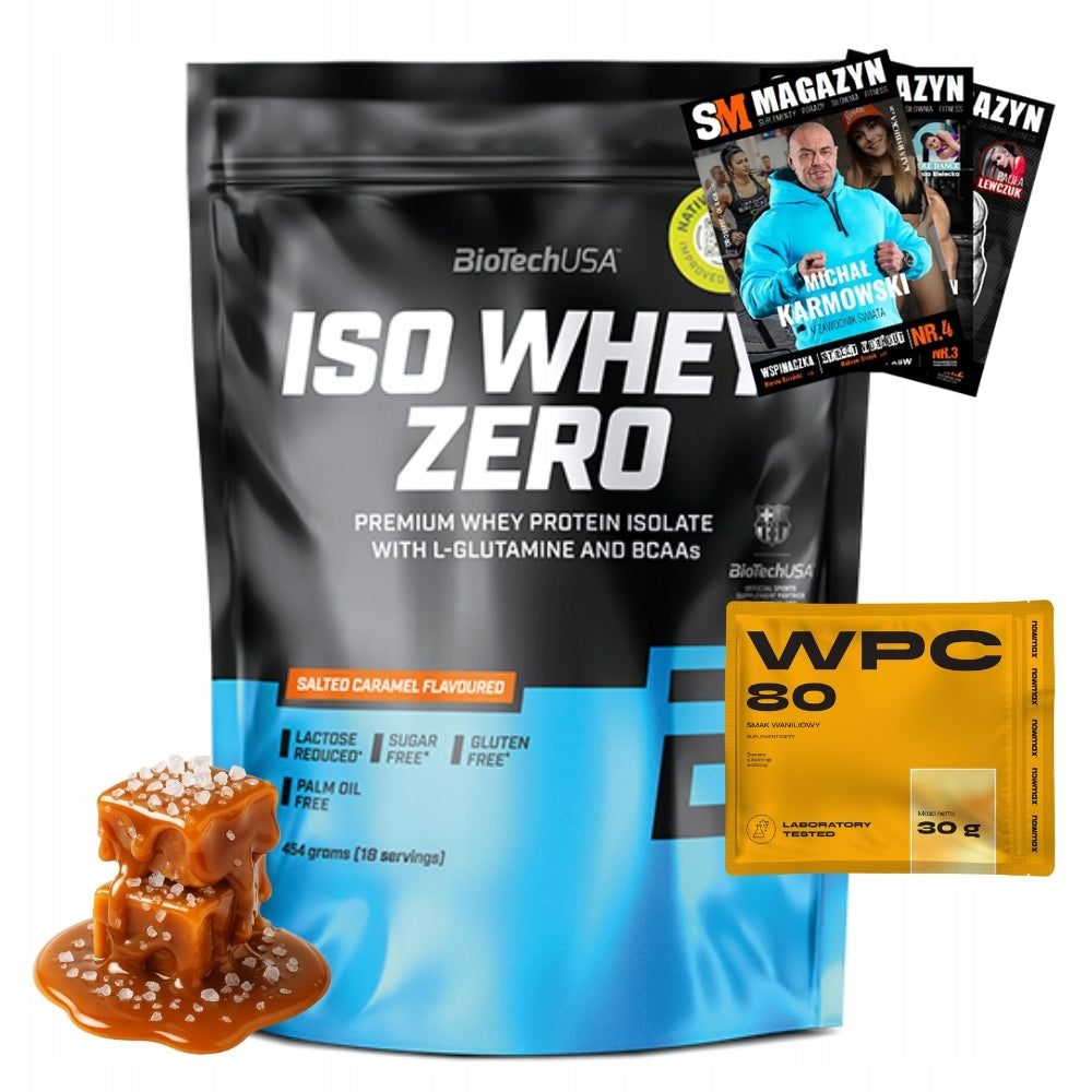 PROTEIN ISOLATE WPI BIOTECHUSA 454 G + WPC nowmax 80g CONDITIONER MUSCLE STRENGTH