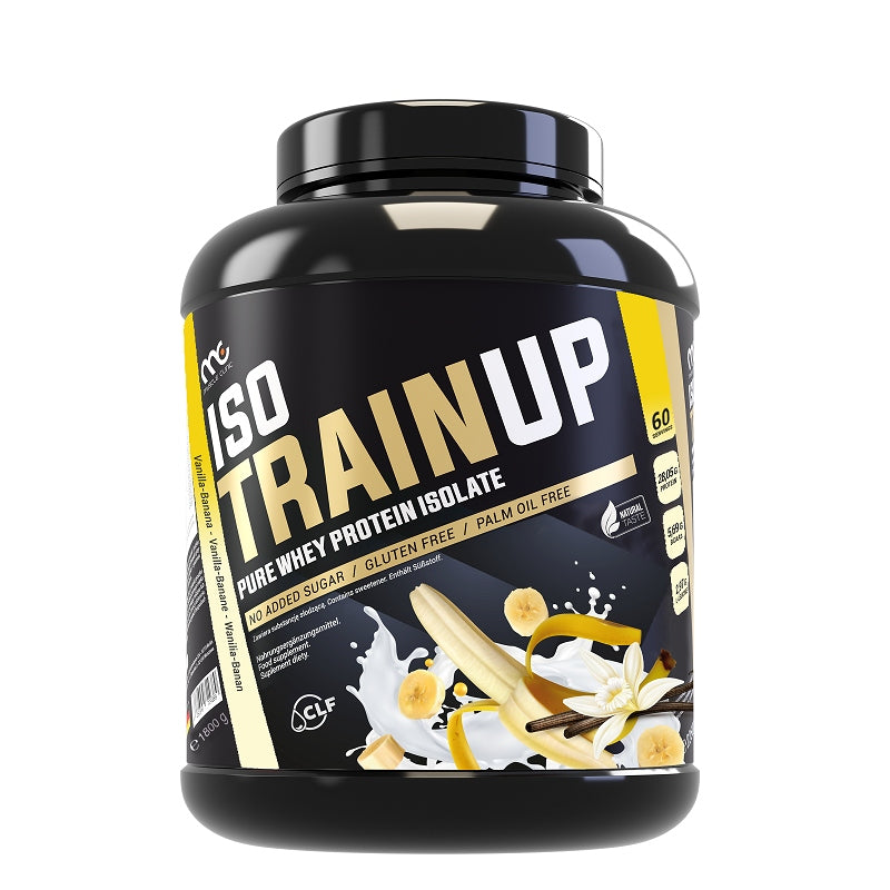 PROTEIN ISOLATE WPI Muscle Clinic IsoTrainUP 1800g Protein flavor VANILLA BANANA