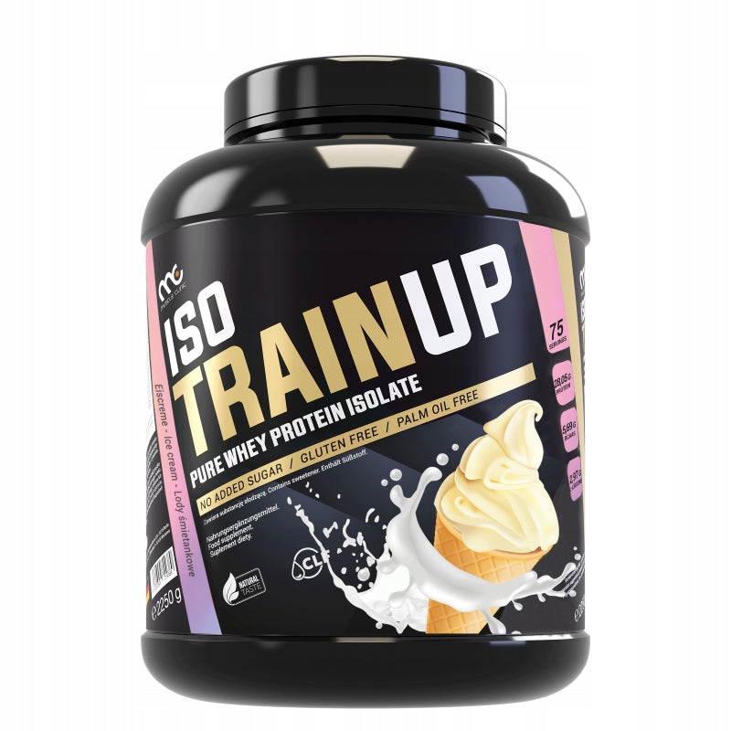 PROTEIN ISOLATE WPI Muscle Clinic IsoTrainUP 1800g Protein flavoured cream