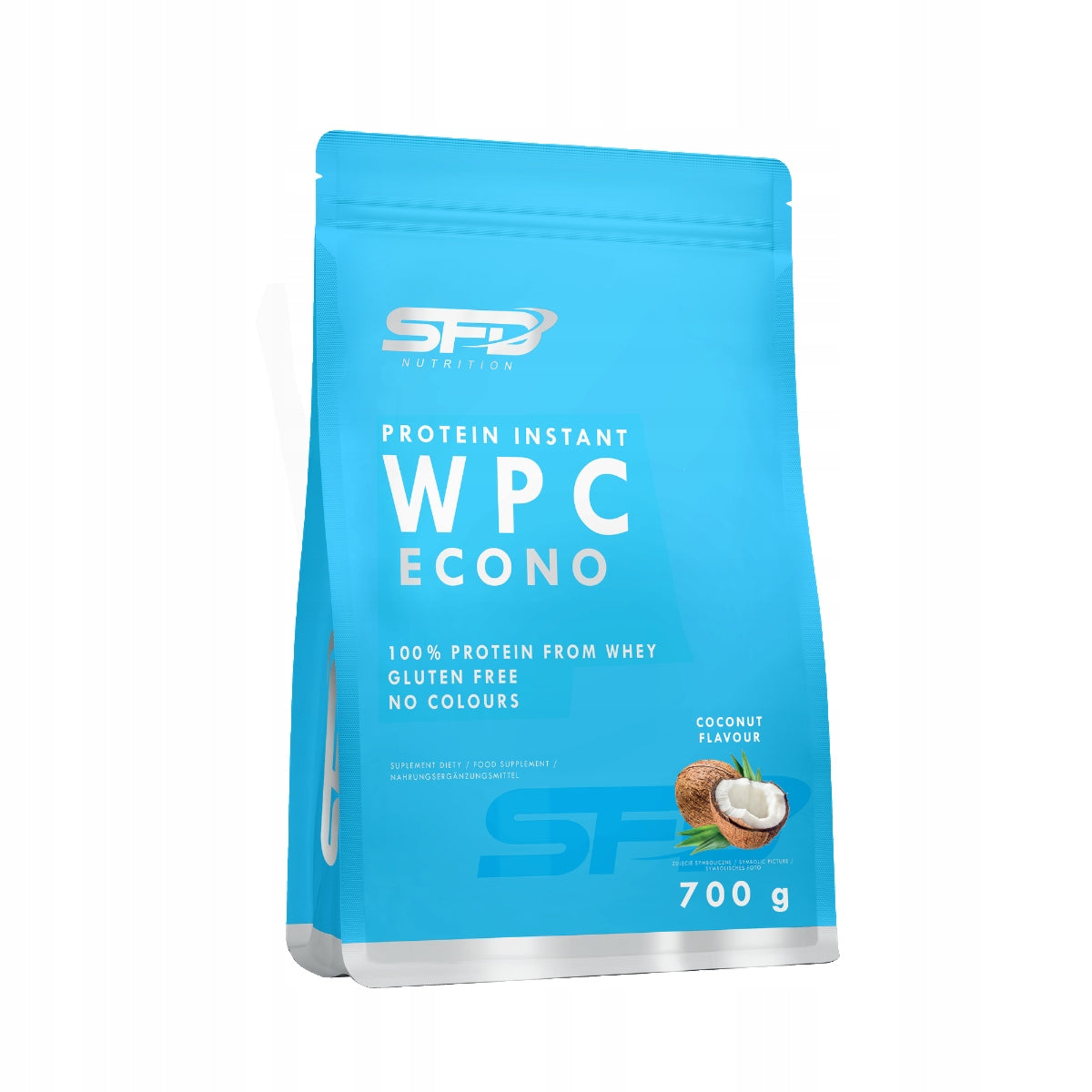 PROTEIN SFD WPC PROTEIN ECONO 700G COCONUT PROTEIN WHEY MUSCLE SPORT MASS STRENGTH
