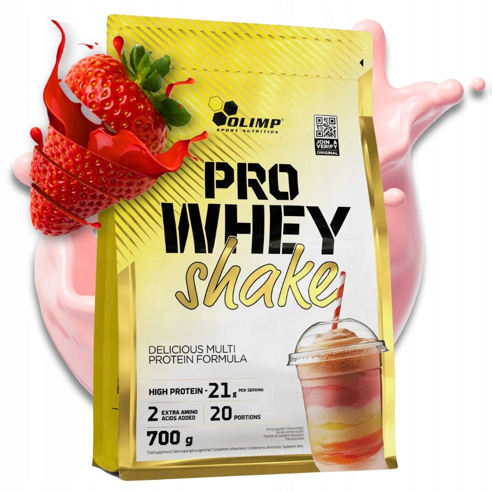 PROTEIN SUPPLEMENT Protein OLIMP PRO WHEY SHAKE 700g STRAWBERRY flavor