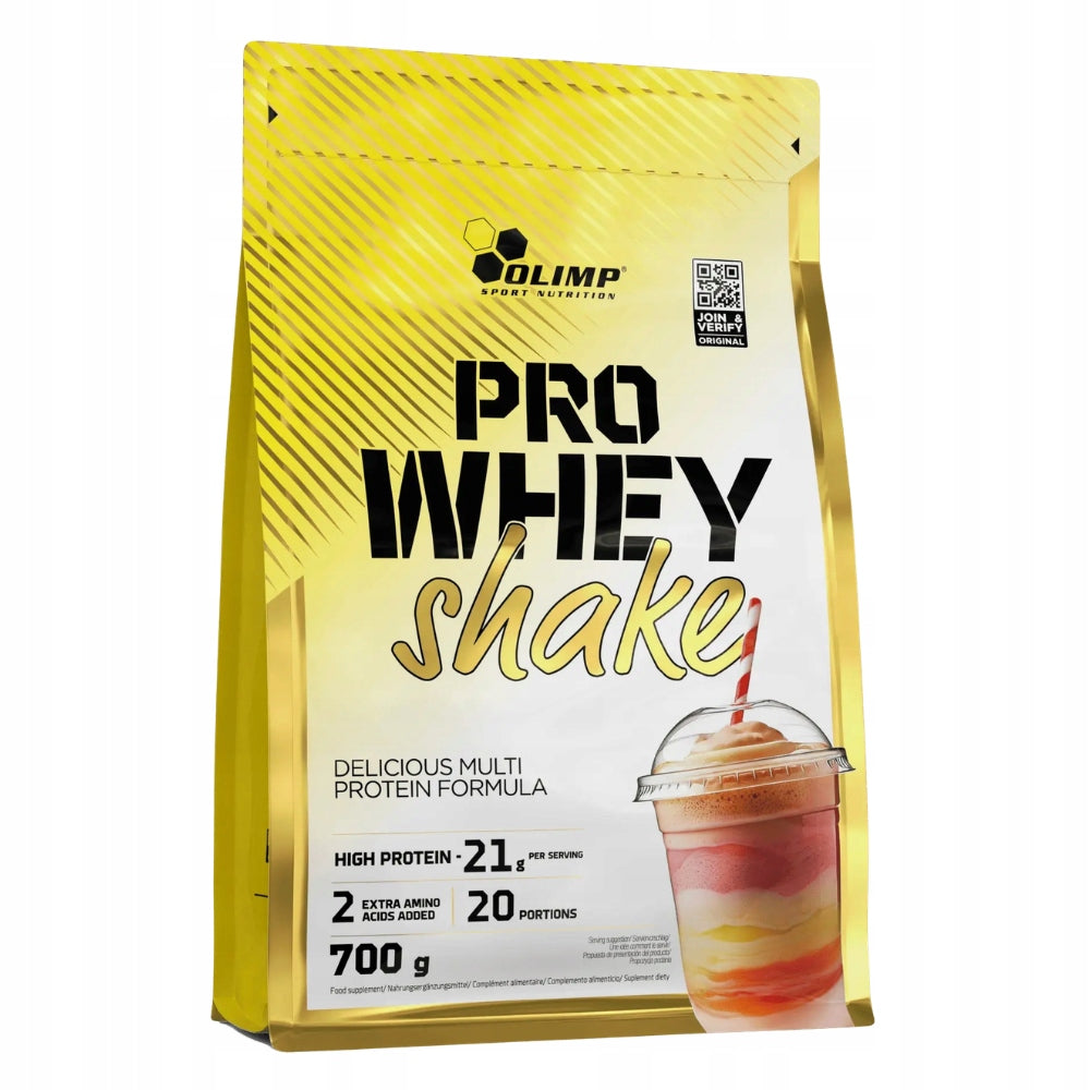 PROTEIN SUPPLEMENT Protein OLIMP PRO WHEY SHAKE 700g taste COOKIES CREAM Packaging status original