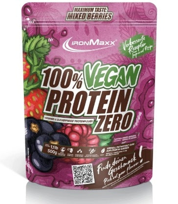 PROTEIN SUPPLEMENT VEGAN PLANT PROTEINS BLUEBERRY 500 g IRONMAXX