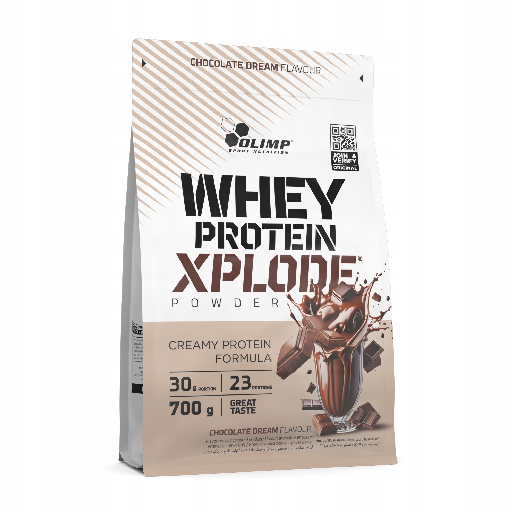 PROTEIN SUPPLEMENT WPC PROTEIN BLEND OLIMP POWDER 700 G CHOCOLATE FLAVOUR