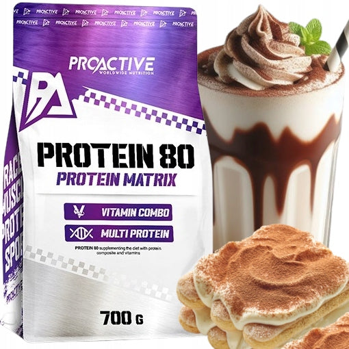 PROTEIN WPC PROTEIN SUPPLEMENT Powder ProActive Protein 80 700g TIRAMISU