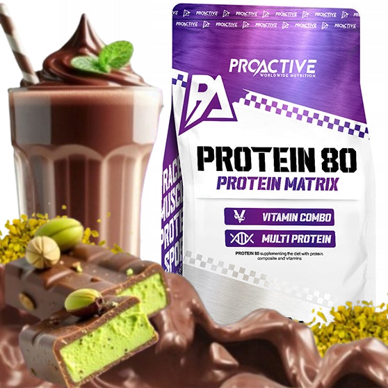 PROTEIN WPC whey conditioner VITAMINS ProActive 80 700g DUBAI CHOCOLATE
