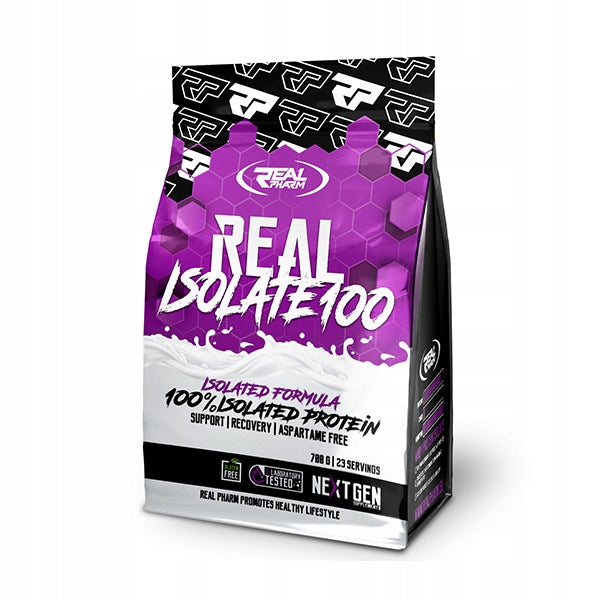 PROTEIN WPI ISOLATE without sugar Real Pharm Isolate 100 1800g VANILLA Expiration date at least six months from the date of purchase