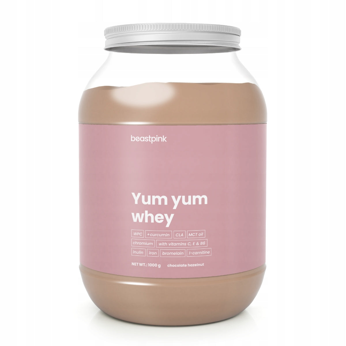 PROTEIN YUM YUM WHEY CONDITIONER WPC FOR WOMEN BeastPink 1000g chocolate nut