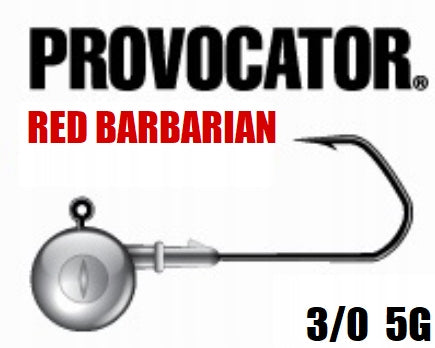 PROVOCATOR RED BARBARIAN hook 3/0 weight 5g op 3 pcs