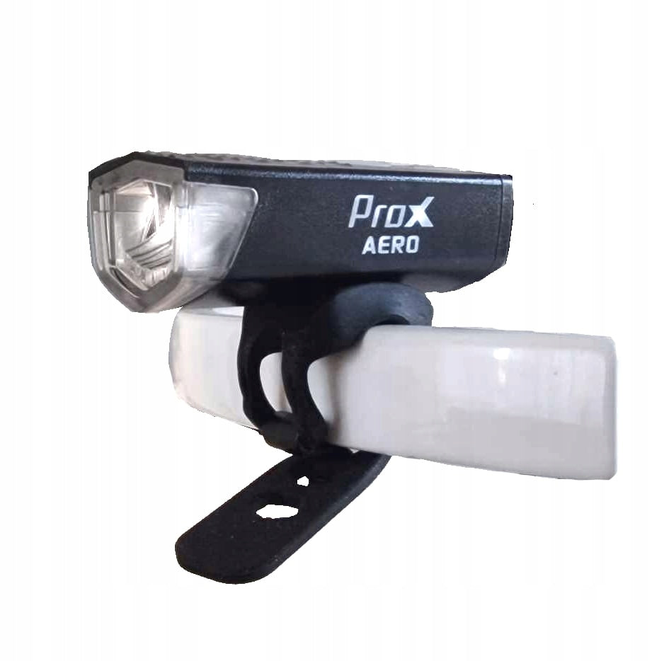 PROX AERO BIKE LIGHT SET FRONT AND REAR USB LED LIGHTING Color black