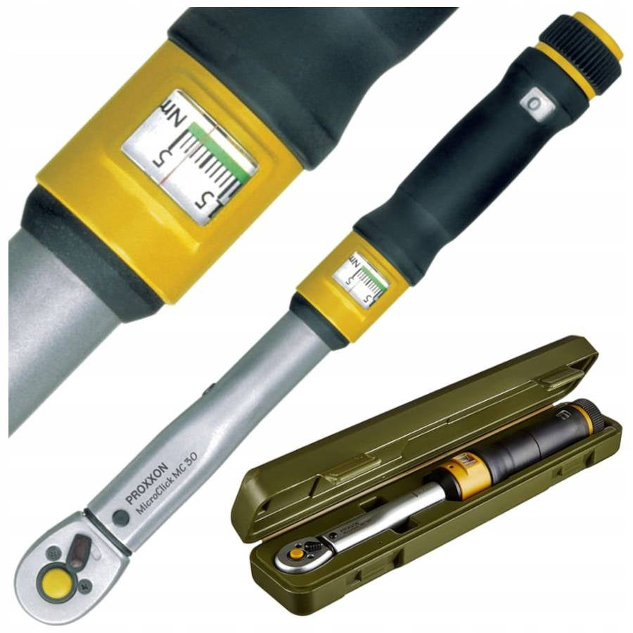 PROXXON Torque wrench MICROCLICK MC30 1/4" 6-30Nm 23349 calibration Manufacturer code PR23349