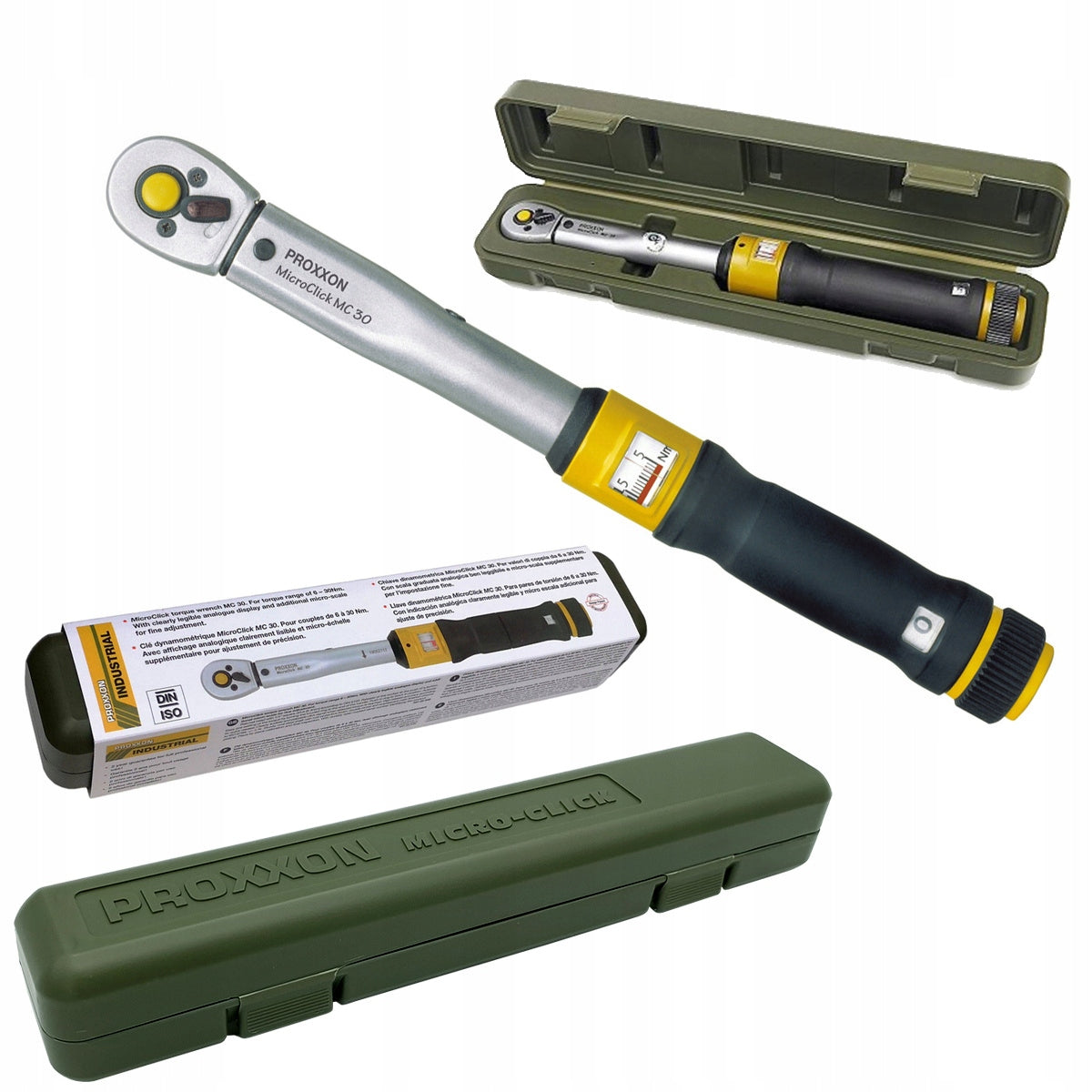 PROXXON Torque wrench MICROCLICK MC30 1/4" 6-30Nm 23349 calibration