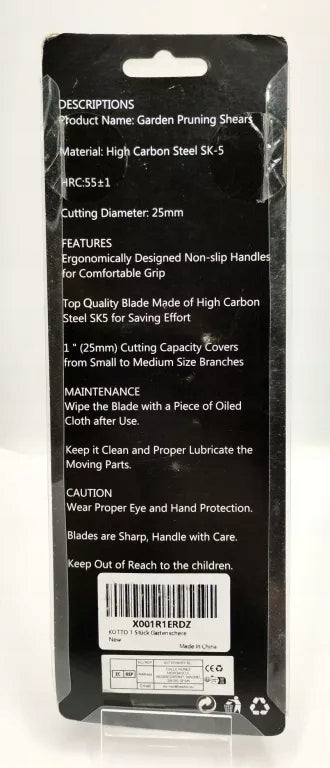PRUNING SHEARS SK5 MANUAL PRUNING SHEARS Packaging status original