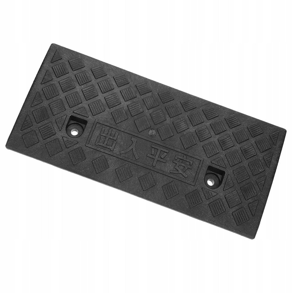 PRZENOŚNA GUMOWA RAMPA DO PROGU SAMOCHODU CZARNA ANTYPOŚLIZGOWA Product weight with unit packaging 1 kg