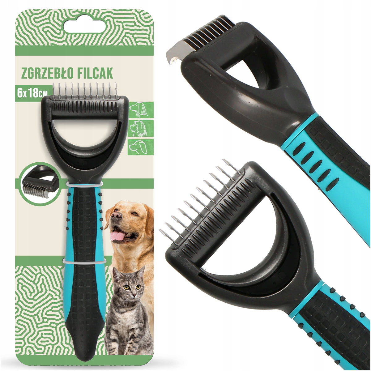 PSA Brush 18 cm Hook Trimmer FELT COMBING HAIR REMOVAL Comb T2