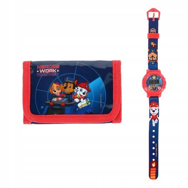 PSI PATROL WATCH NUMBERS+WALLET 35716A