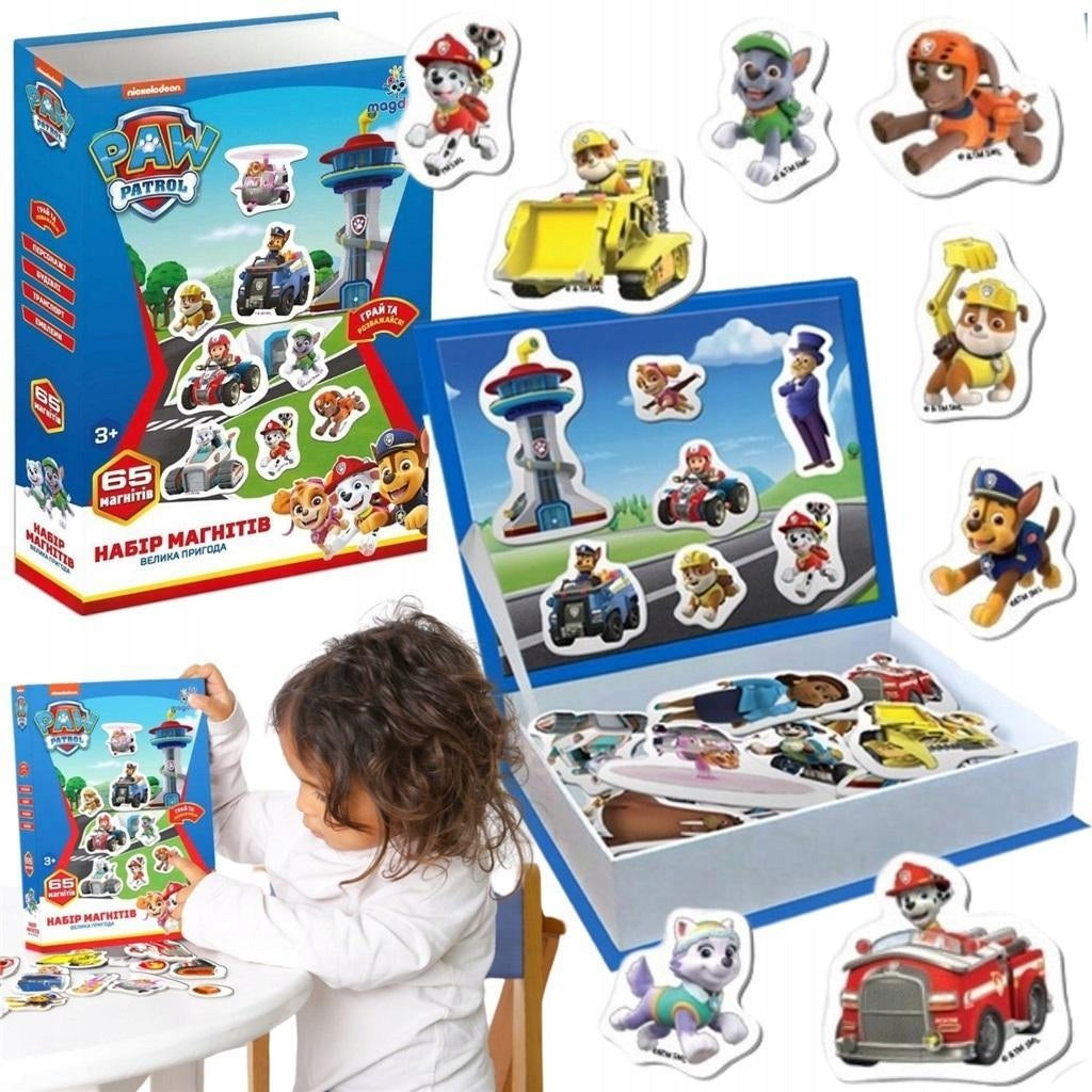 Magnetų rinkinys Šunyčiai Patruliai (Paw Patrol) ML4034-15