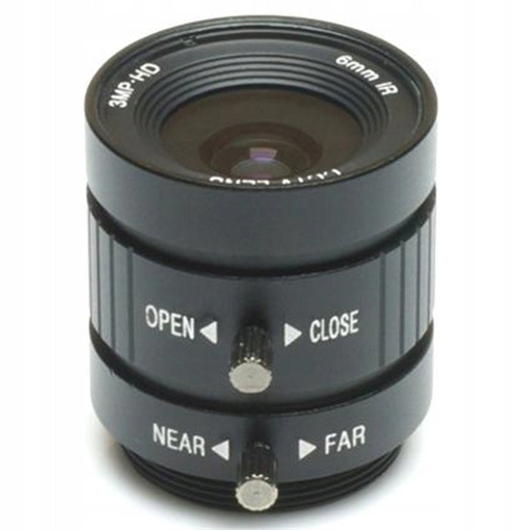PT361060M3MP12 CS-mount - 6mm Wide Angle Lens for Raspberry Pi HQ Batteries included no