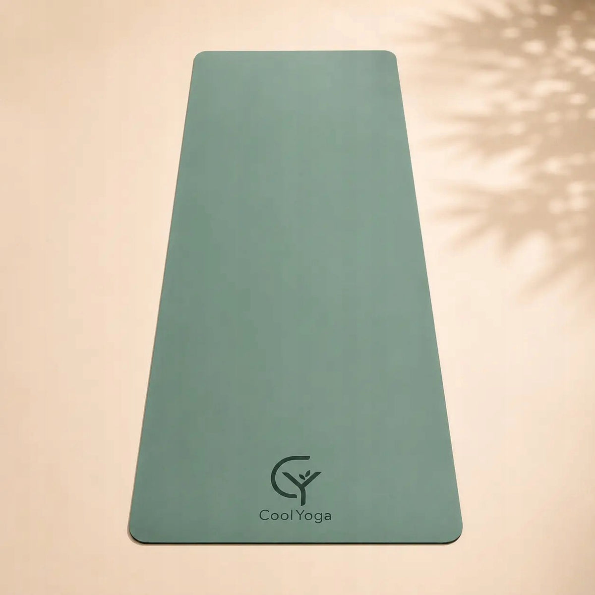 PU Yoga Mat 4 mm Sage Green Packaging status original