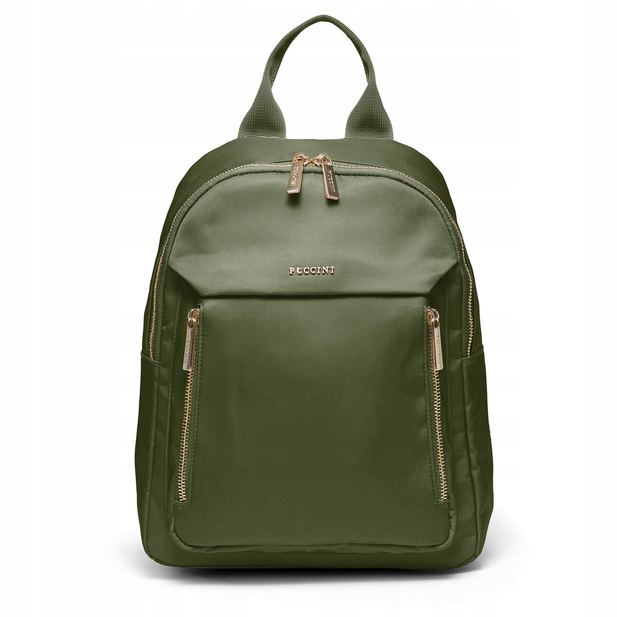 PUCCINI City Backpack Green Women's Travel Cabin Fashionable Lightweight NEW Brand PUCCINI