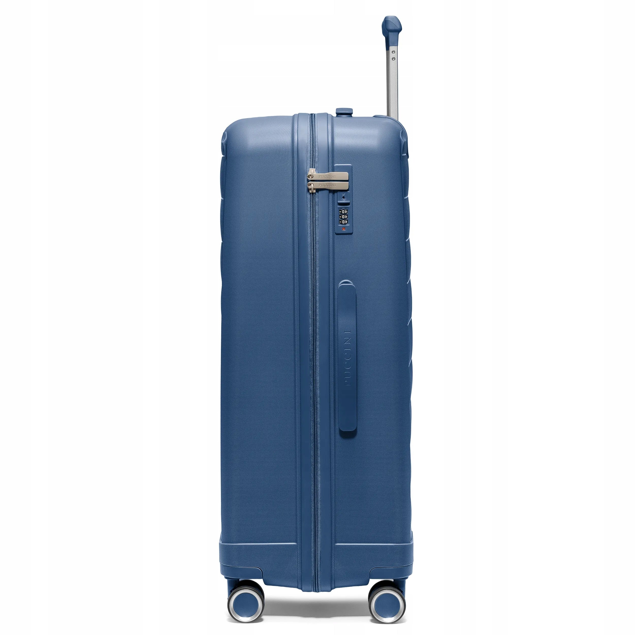 PUCCINI Large Travel Suitcase 4 Wheels Hard Polypropylene Garnet PP030A-7A Brand PUCCINI