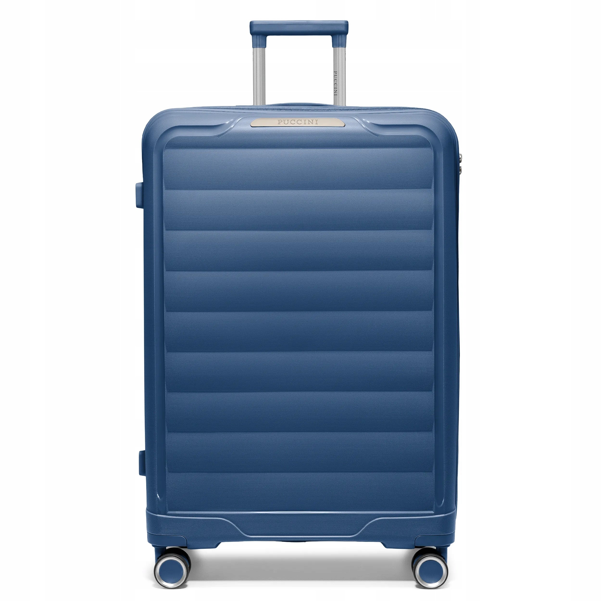 PUCCINI Large Travel Suitcase 4 Wheels Hard Polypropylene Garnet PP030A-7A Packaging status original