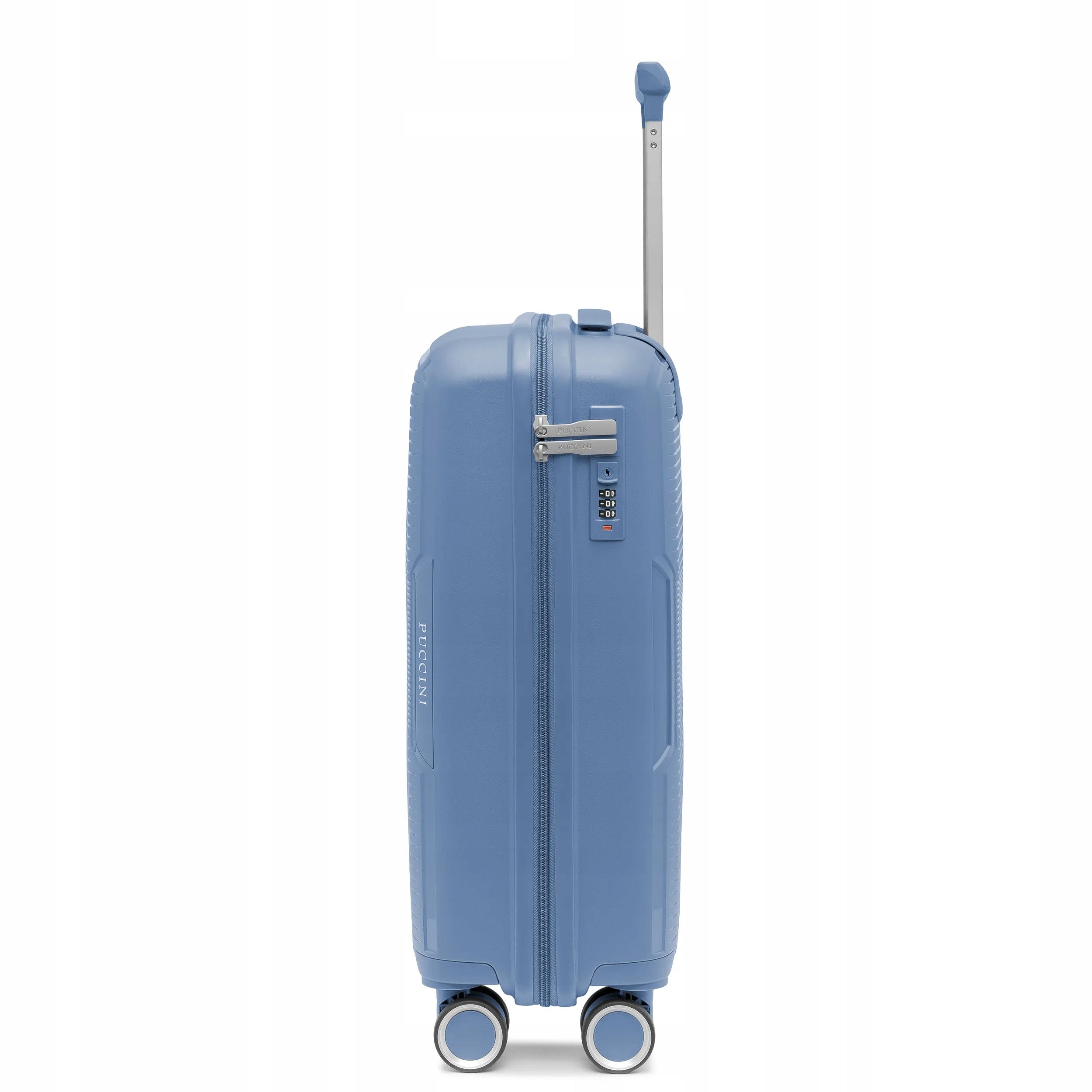 PUCCINI Travel Cabin Suitcase Hard On Wheels PP Blue PP029C-7A Brand PUCCINI