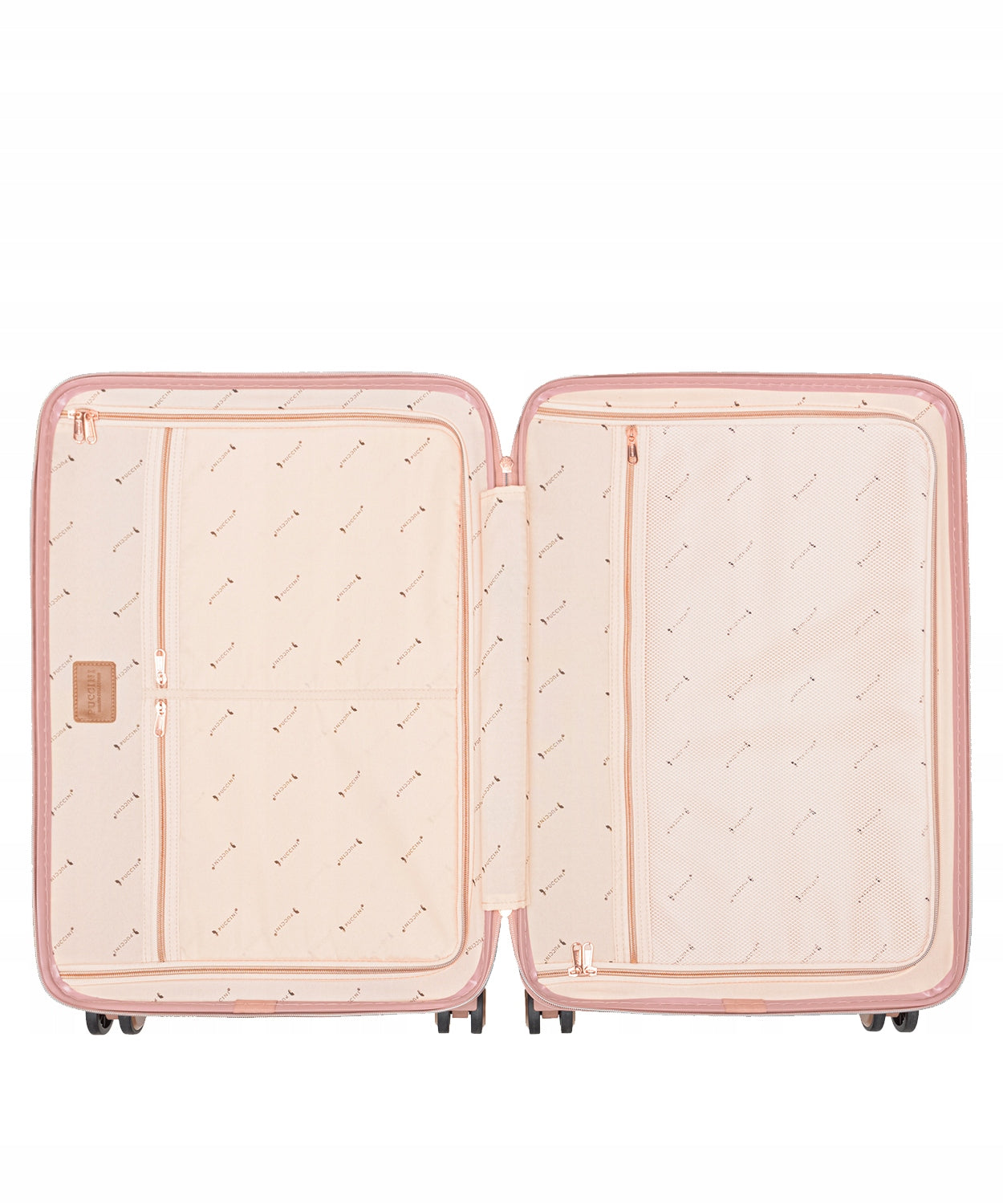 PUCCINI Travel Suitcase Set Medium+Kuferek Polycarbonate PC Set 2in1 Height 64 cm