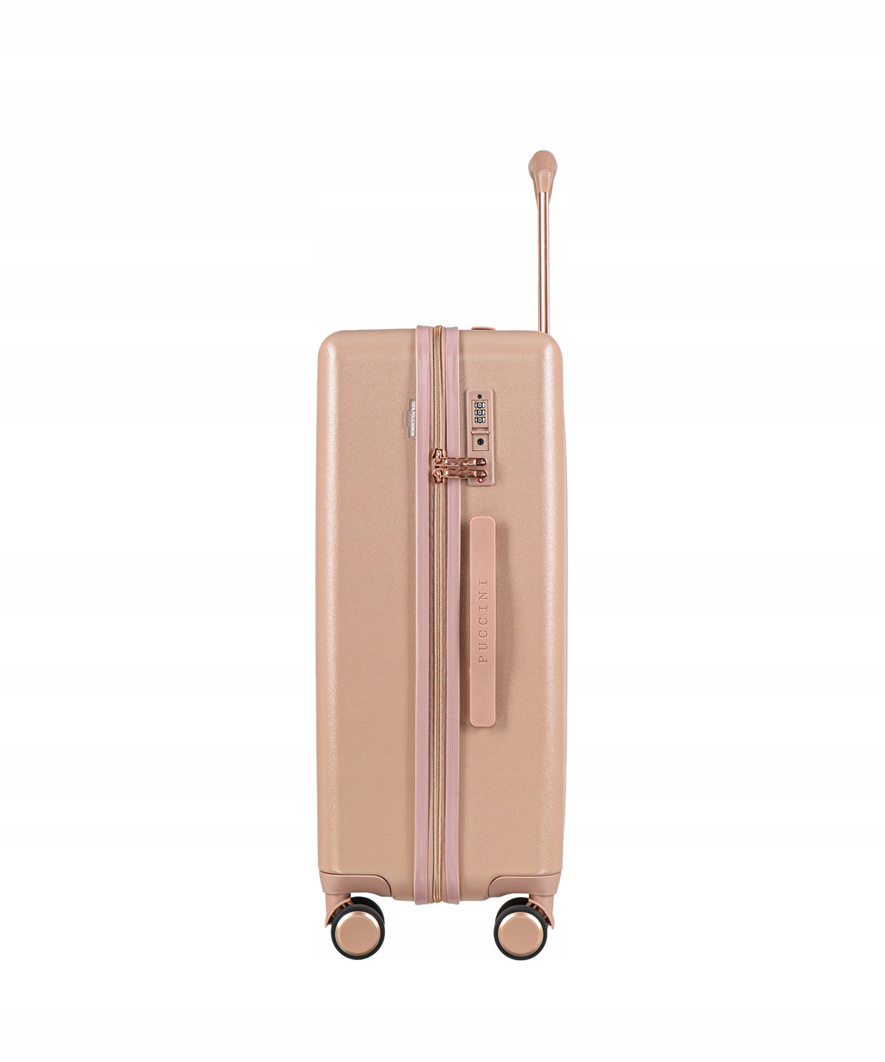 PUCCINI Travel Suitcase Set Medium+Kuferek Polycarbonate PC Set 2in1 Model Malibu