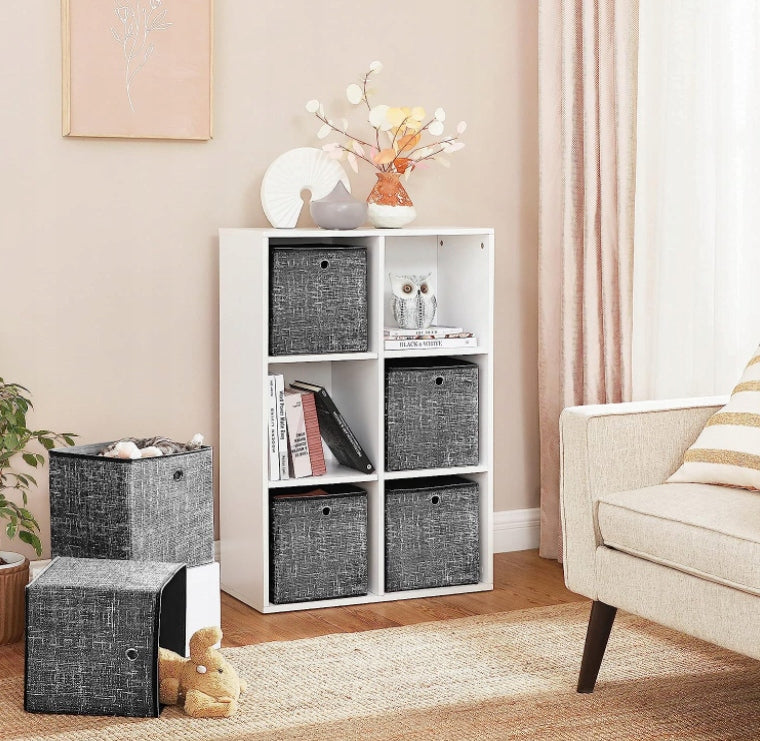 Set Aufbewahrungsboxen Songmics 6-tlg., 28x36x22 cm, transparent 