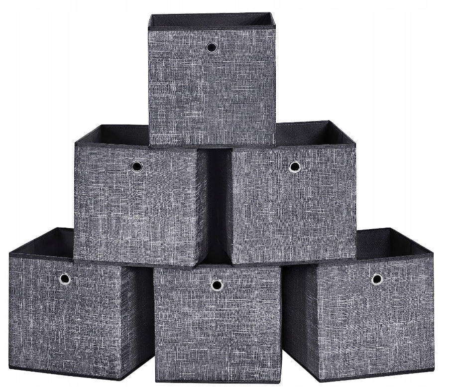 Set Aufbewahrungsboxen Songmics 6-tlg., 28x36x22 cm, transparent 