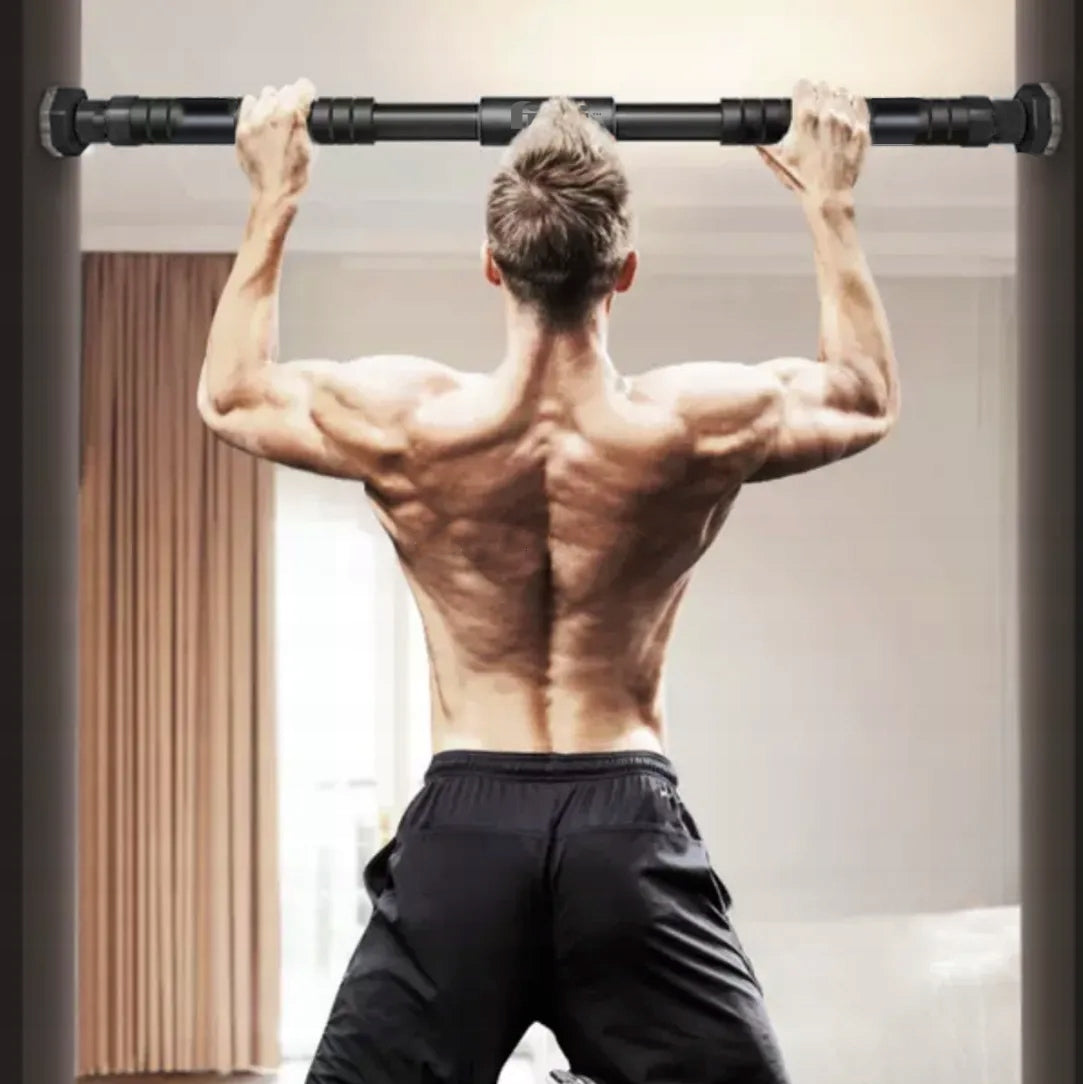 PULL-UP BAR EXTENSION BAR FOR EXERCISE ADJUSTABLE STEEL 65-100 Manufacturer code DRĄŻEK ROZPOROWY DO PODCIĄGANIA PODCIĄGANIE