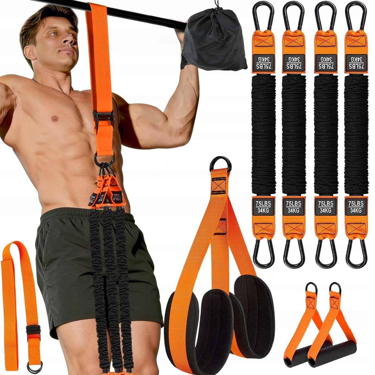 PULL-UP RUBBERS ON PULL-UP BAR ASSISTANT PULL-UP ASSISTANT