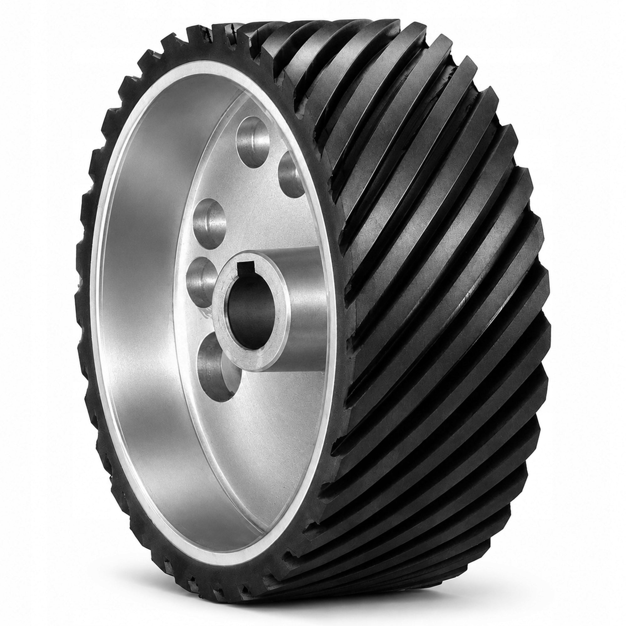 PULLEY RUBBERIZED BELT DRIVE FOR BELT GRINDER CORMAK SM75