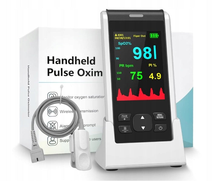 PULSE OXIMETER HOLFENRY FINGER MEDICAL BATTERY BLUETOOTH LED PORTABLE