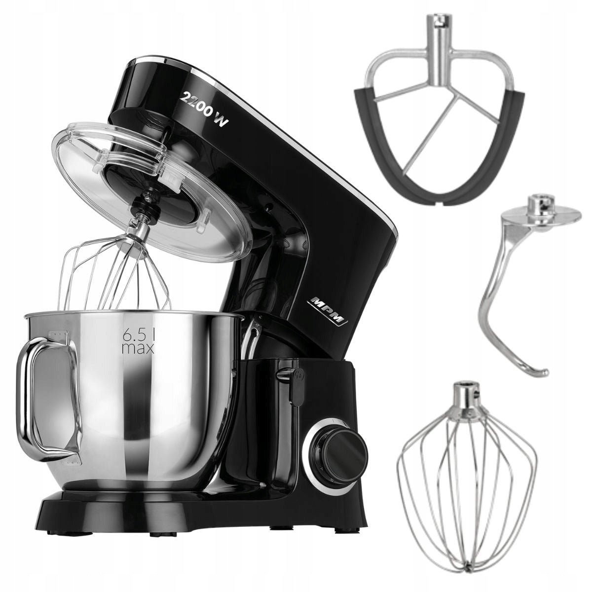 PULSED FOOD PROCESSOR 3 FUNCTIONS 6 SPEED LEVELS CAPACIOUS 6,5L 1400W