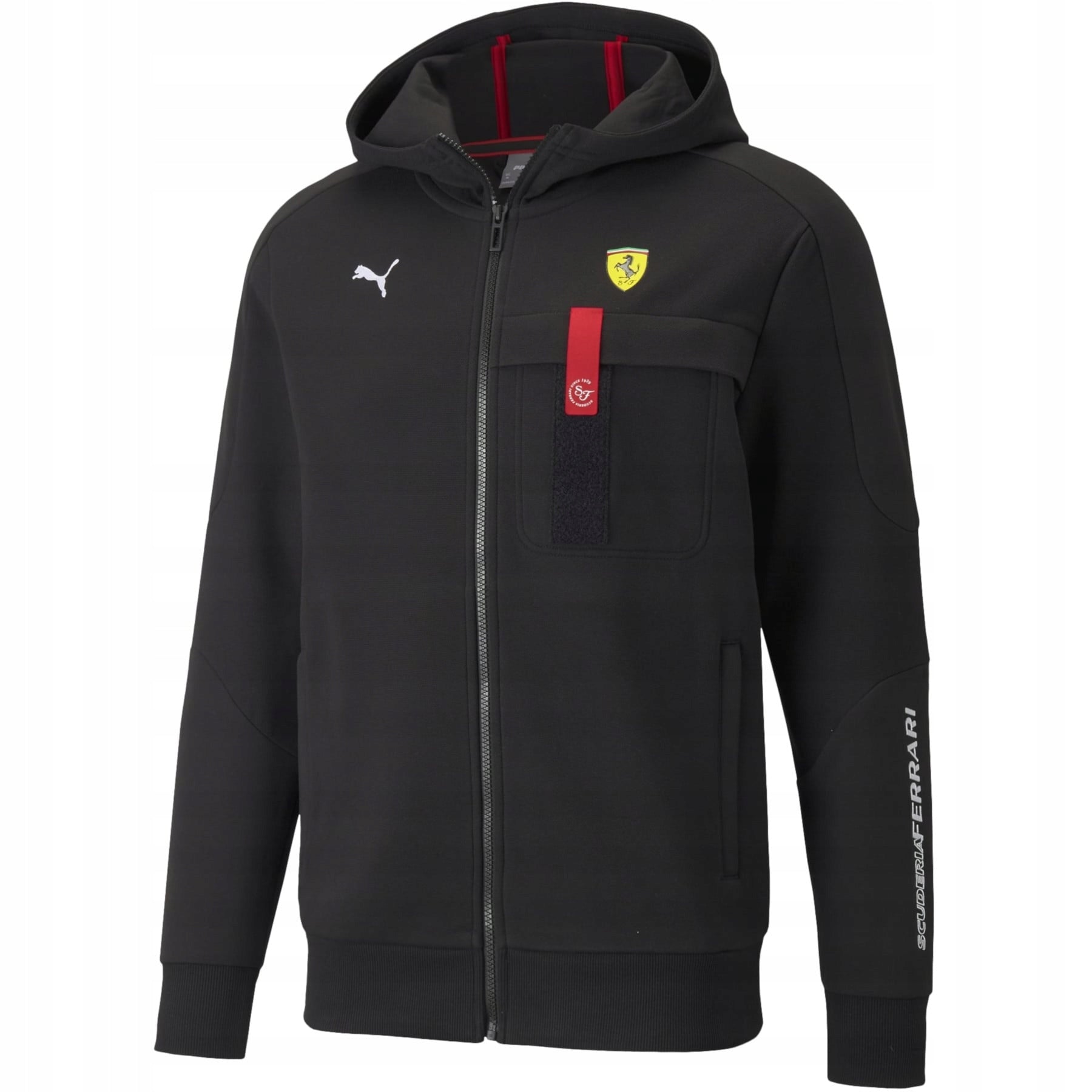 Herrenpullover Puma Ferrari Race Hoodie M 531683-01, schwarz 
